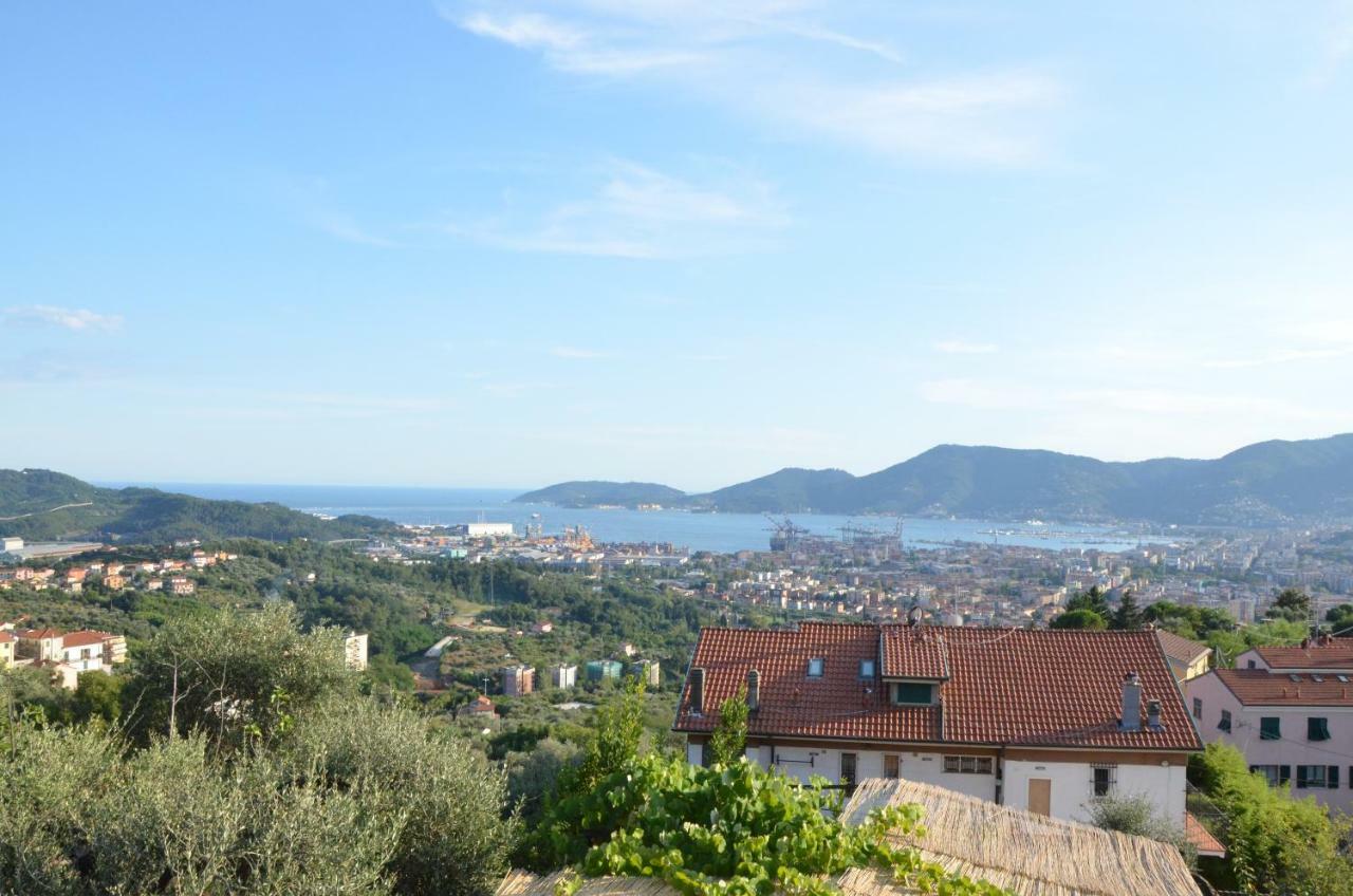 La Casa Con Vista Di Emma Leilighet Vezzano Ligure Eksteriør bilde